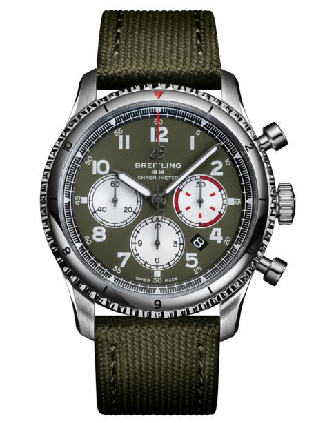 Luxury Replica Breitling Aviator 8 B01 Chronograph 43 Curtiss Warhawk AB0119 watch